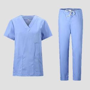 Et <span class=keywords><strong>Mam</strong></span> Wholesale Scrub Nursing Uniform Scrubs Sets Surgings Chirurgical Suit <span class=keywords><strong>Medical</strong></span> Nursing Scrubs for Doctors Women Woven Nurse Uniform - Product Image 5