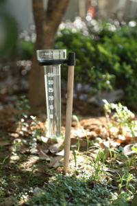 Pluviomètre en plastique de support en bois de jardin moderne pour l'usage extérieur de cour de jardin - Product Image 5