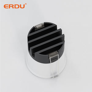 ERDU 7W LED encastré Downlight <span class=keywords><strong>Cchrome</strong></span> réflecteur luminaire pour hôtel Led downlight projecteur - Product Image 2