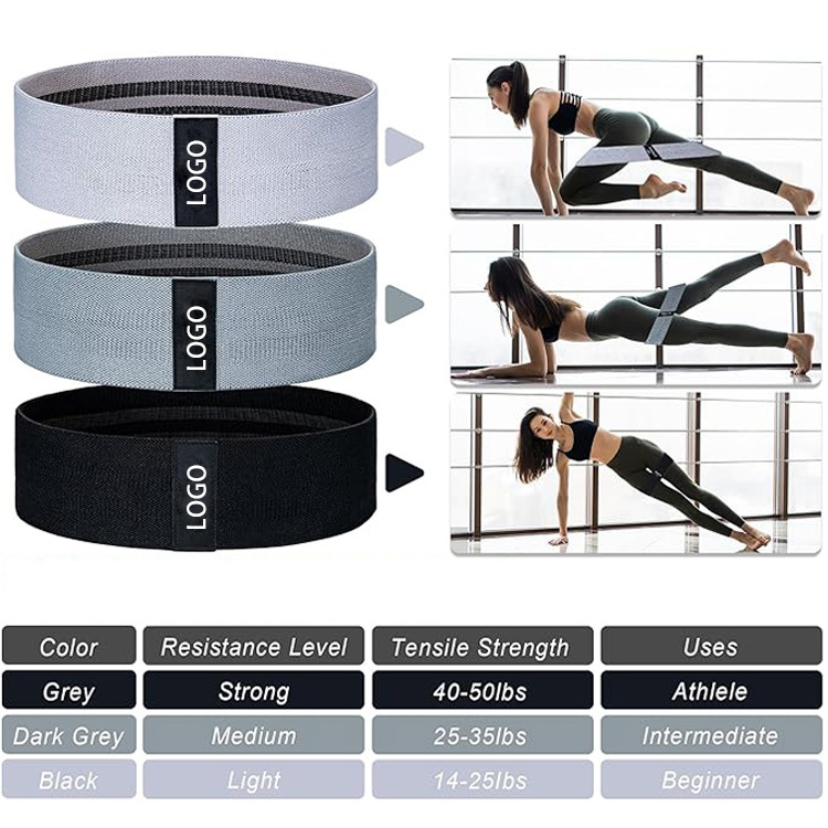 Custom Logo Fitness Stretch Elastic Workout