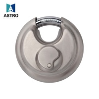 Cadenas à disque en acier inoxydable avec anse renforcée, étanche et anti-coupure, pour la protection des conteneurs maritimes