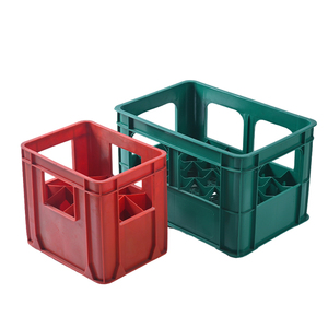 Bán buôn Chất lượng cao nhựa rượu bia chai Crate Stackable 24 chai bia Crate - Product Image 3