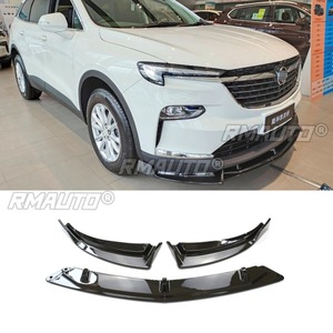 Para Buick Enclave 2020: Kit de carrocería con difusor y divisor de labio para parachoques delantero, protector de parachoques negro brillante, pieza de modificación. - Product Image 2