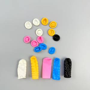 Guanti per Dita in Lattice Antistatici all'Ingrosso, Protezioni per Dita in Gomma - Product Image 4