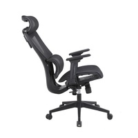 Chaise de bureau exécutive moderne, confortable, robuste, réglable, à dossier haut, en mesh, pivotante, pour salle de direction