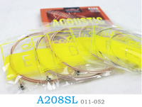 Alice Steel Coated Light Guitar String A208 Folk Guitar Set