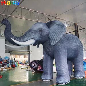 Vente chaude 2024 Grand éléphant gonflable Oxford Modèle d'animal géant pour la publicité avec accessoire souffleur d'air Expédition maritime - Product Image 1