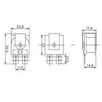 QSMB-3023 Mechanischer Vibrationsalarm für Eierkocher, spezielles umweltfreundliches Zubehör mit geradem Fuß