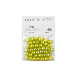 Perle di Corallo Giallo 8mm 20g per Creazione di Gioielli - Product Image 2