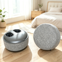 Masseur de pieds à compression d'air Shiatsu Bonare Q5 avec massage électrique vibrant, prise universelle pour usage domestique