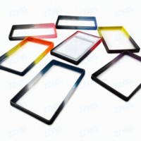 Protection de plaque PSA en acrylique transparent, pare-chocs en TPU dégradé pour support mural de présentation de cartes, 41 couleurs