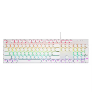 Steampunk Mechanical Gaming <b>Keyboard</b> Green Axis Retro RGB Metal USB Optical Wired 104 Keys Desktop Notebook Mechanical <b>Keyboard</b> - Product Image 5