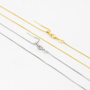 Collana PB083-084 senza ciondolo, tipo scatola, elegante e graziosa, catena per clavicola per ragazze e regali - Product Image 2