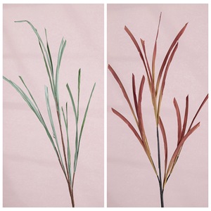 Flor artificial CallaFloral de caña, rama individual, flores de papel verdes para decoración del hogar, ramo de boda - Product Image 3