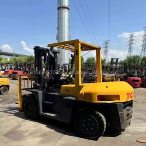 Used TCM FD70 7 Ton Diesel Engine Counterbalance <b>Forklift</b> High Quality Hot Sell 1 Year Warranty Japan Made 2024 Model - Product Image 5
