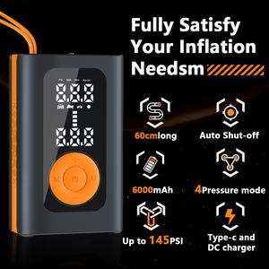 휴대용 전동 150psi 타이어 공기주입기 펌프 디지털 자동차 오토바이 자전거 에어 컴프레서 (타이어 및 튜브용) - Product Image 4