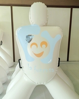 Mannequins de gardien de but gonflables en forme d'homme pour l'entraînement au football adulte, avec logo personnalisé, faible MOQ, 2 m