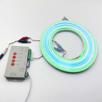 Контроллер T1000S 2048 пикселей DMX 512 с SD-картой для светодиодных лент WS2801 WS2811 WS2812B LPD6803, DC5V-24V, полноцветный RGB-контроллер
