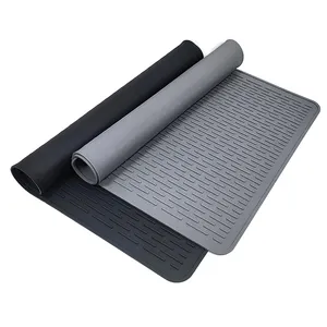 28x20 inch Thêm lớn Silicone món ăn khô Mat bếp hàng đầu bảo vệ silicon bếp Top bìa cho bếp điện