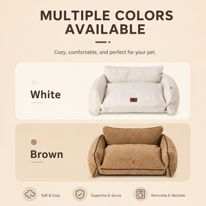 Divano Letto <span class=keywords><strong>per</strong></span> Cani Soffice e Morbido con Rivestimento Rimovibile e Lavabile in Pile di Agnello <span class=keywords><strong>per</strong></span> Cani di Piccola e Media Taglia OEM ODM - Product Image 4