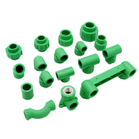 Raccords d'union d'adaptateur de joint de tuyau de connecteur de Tube Ppr en plastique vert 63Mm