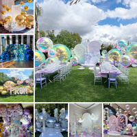 Boule miroir gonflable géante SMS en gros, sphère réfléchissante brillante, ballon disco pour décoration de fête d'anniversaire et de mariage