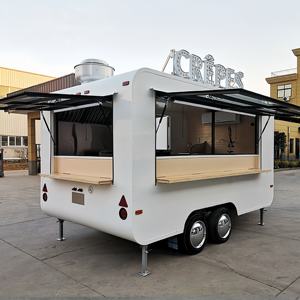 Мобильный кухонный грузовик с прицепом для еды, полное оборудование для закусок, хот-доги, конфеты, чипсы, мороженое, фаст-фуд в продаже, депозит - Product Image 2