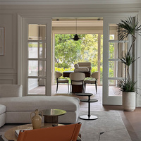 Conception d'intérieur de villa de luxe moderne, personnalisation complète de la maison, ensemble salon et chambre à coucher de style américain moderne