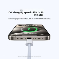 Câble de charge rapide Type-C vers USB 3.0 de haute qualité avec gaine TPE blindée pour S8/S9 Plus, iPhone, ordinateur, appareil photo, écouteurs