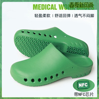 Chaussures de travail pour médecins et infirmières d'hôpital, sabots médicaux NFC, respirants, élégants, multicolores, souples, super légers, chaussures médicales