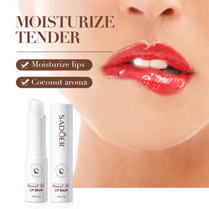 Cuidado de labios Natural más Popular, antigrietas, líneas de labios que se desvanecen, <span class=keywords><strong>hidratante</strong></span>, nutritivo, brillo, aceite de coco, bálsamo <span class=keywords><strong>labial</strong></span> - Product Image 3