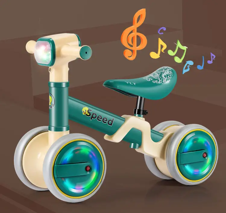 Patinete de música para niños, bicicleta de equilibrio para bebé