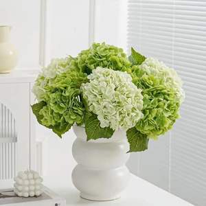 Hortensias Artificiales de Alta Calidad con Tacto Real para Arreglos Florales, Materiales Florales para DIY - Product Image 4