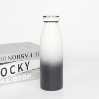 Bouteille d'eau isotherme en acier inoxydable personnalisée, double paroi, design sportif, idéale pour les événements extérieurs et les remises de diplômes, 500 ml – Meilleure vente