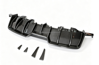 Pour Lamborghini Huracan EVO Aulen-a Style Diffuseur de pare-chocs arrière en fibre de carbone sèche Kit carrosserie préimprégné