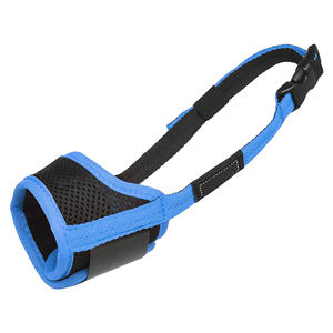 재미있는 애완 동물 성인 개 액세서리 사용자 정의 헤비 듀티 안전 조정 가능한 부드러운 메쉬 통기성 개 총구 나일론 및 네오프렌 - Product Image 6