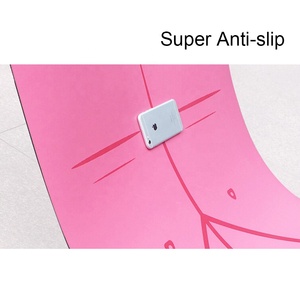Diseño impreso personalizado hormiga Slip Eco <span class=keywords><strong>de</strong></span> cuero <span class=keywords><strong>de</strong></span> poliuretano no-negro tóxico <span class=keywords><strong>de</strong></span> caucho Natural <span class=keywords><strong>de</strong></span> la PU Yoga Mat - Product Image 3