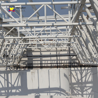 Structure en treillis métallique légère en acier, soudée, installation rapide, taille personnalisée, résistante aux ouragans et à l'eau, pour la construction d'ateliers
