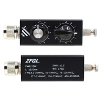 Antena Sintonizable de Banda Completa HF de Onda Corta QRP de 20W Ham Mini-ANT con Conector PL259 M para Estación de Radioaficionado