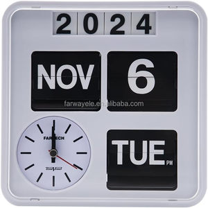 Grande numero di <span class=keywords><strong>parete</strong></span> appeso <span class=keywords><strong>orologio</strong></span> a fogli mobili/calendario retrò Vintage digitale calendario a fogli mobili verso il basso pagina <span class=keywords><strong>orologio</strong></span> per la decorazione della casa - Product Image 4