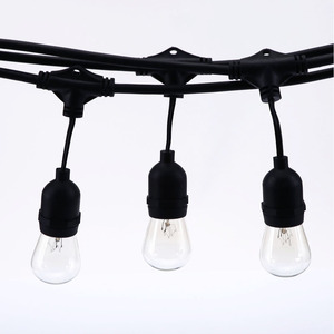 E27 IP65 Waterproof Solar Patio Holiday Garden Wedding Camping Decor Outdoor S14 Bulb 10m 48ft LED Garland Festoon <strong>String</strong> <strong>Light</strong> - Product Image 1