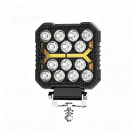 Luz de Trabajo LED de Doble Color de 1400LM, Popular para Remolques y Camionetas de Servicio, Resistente al Agua IP69K, 9-36V, Lámpara de Conducción LED de Aluminio Duradero