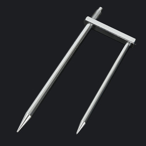 Fishing <b>Umbrella</b> Ground Plug Aluminum Alloy Detachable Fork Peg Universal For Outdoor Use - Product Image 1