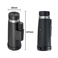 Telescopio Monocular Portátil de Alta Calidad HD 12X42 10X42 de Alta Potencia para Caza Profesional al Aire Libre