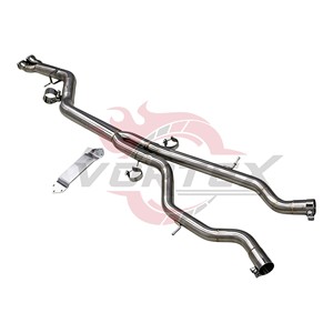 Vortex Stainless Steel Mirror Polished Single Midpipe for M3 F80/M4 F82 S55 High Performance TIG Welded Racing <b>Exhaust</b> - Product Image 2
