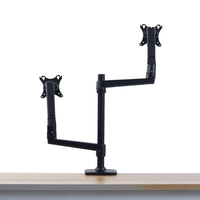 Support de Moniteur Double Écran pour Ordinateur de Bureau, Bras de Fixation Double Moniteur, Support Double Écran – Vente Flash