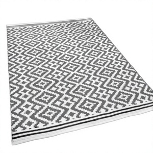 Tapis de plage ITHL PP - Imperméable, antidérapant, écologique, réversible, en polypropylène, pour la maison et l'extérieur, design géométrique moderne - Product Image 1