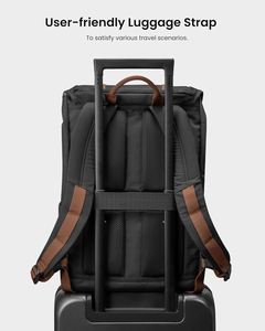 Échantillon gratuit : Sac à dos pour ordinateur portable, élégant, durable et fabriqué à partir de PET recyclé, pour hommes et femmes. - Product Image 4