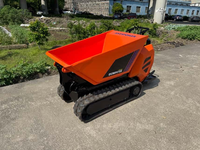 ChuangXin 2026 Vollhydraulischer Mini-Raupendumper mit Motor, Getriebe & Lager, hocheffizient, 4KW, geländegängig, mit Hubfunktion