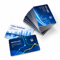 Carte de métro personnalisée en PVC NFC RFID 13,56 MHz, étanche, T Money Oyster Suica pour les transports publics